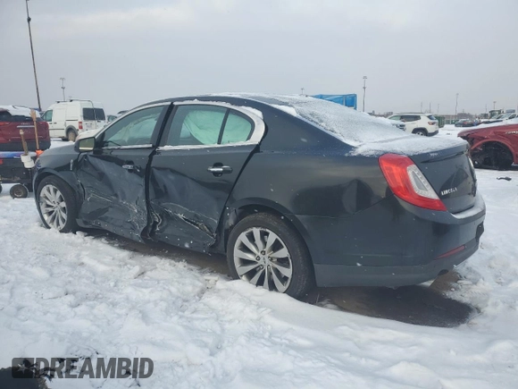 2014 Lincoln MKS with VIN 1LNHL9DKXEG603185, listed as a Copart auction lot 88228605 with 125,055 mi miles and Clean Title. Bid and sale history available at DreamBid. Image 2.