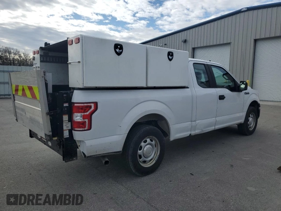 2020 Ford F-150 XL with VIN 1FTEX1C57LKE46279, listed as a Copart auction lot 52134745 with 138,471 mi miles and Clean title. Bid and sale history available at DreamBid. Image 3.