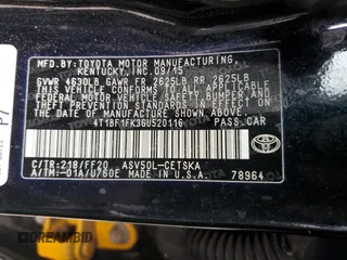 2016 Toyota Camry XLE with VIN 4T1BF1FK3GU520116, listed as a Copart auction lot 52785405 with 242,237 mi miles and Clean Title. Bid and sale history available at DreamBid. Image 12.