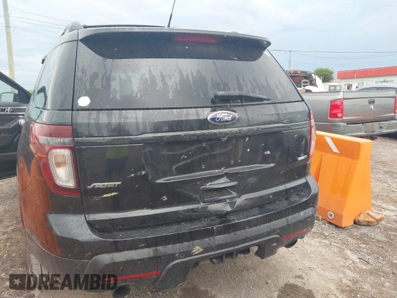 2014 Ford Explorer Sport z VIN 1FM5K8GT6EGC43577, wystawiony jako IAAI lot #42607478 z przebiegiem 155 802 mil mil oraz . Historia ofert i sprzedaży dostępna na DreamBid. Obrazek 6.