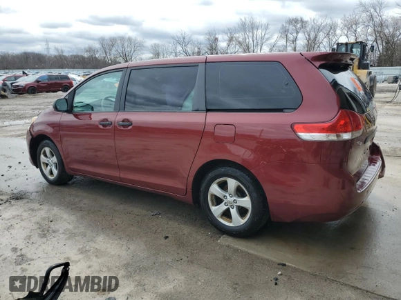 2013 Toyota Sienna L с VIN 5TDZK3DCXDS282433, выставлен на аукционе Copart как лот 49527945 с пробегом 197 583 миль миль и Списание • Salvage title. История ставок и продаж доступна на DreamBid. Изображение 2.