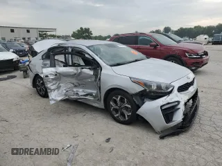 2021 Kia Forte LXS with VIN 3KPF24AD9ME317916, listed as a Copart auction lot 59702575 with 144,323 mi miles and Salvage title. Bid and sale history available at DreamBid. Image 4.