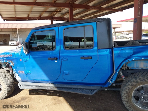 2021 Jeep Gladiator Rubicon with VIN 1C6JJTBGXML516164, listed as a IAAI auction lot 41837544 with 48,197 mi miles. Bid and sale history available at carsss.com. Image 13.