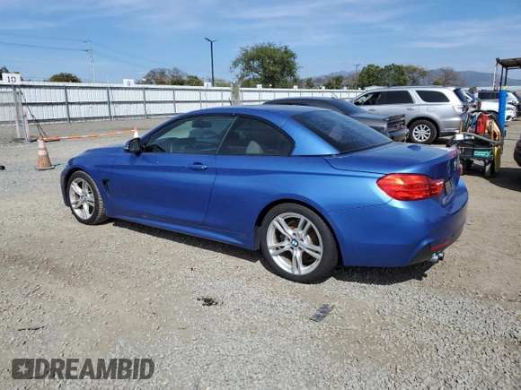 2015 BMW 4 Series 428i with VIN WBA3V7C53FP772021, listed as a Copart auction lot 50840895 with 69,847 mi miles and Salvage Title. Bid and sale history available at carsss.com. Image 2.