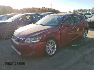 2011 Lexus CT 200h with VIN JTHKD5BHXB2035423, listed as a Copart auction lot 77468574 with 224,123 mi miles and Salvage title. Bid and sale history available at DreamBid. Image 1.
