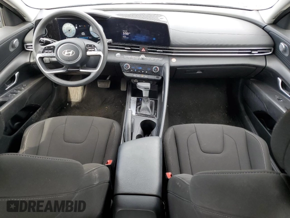 2024 Hyundai Elantra SEL with VIN KMHLM4DG0RU704524, listed as a Copart auction lot 53570285 with 14,045 mi miles and Salvage Title. Bid and sale history available at carsss.com. Image 8.