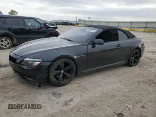 2009 BMW 6 Series 650i z VIN WBAEB53589C224274, wystawiony jako Copart lot #53667155 z przebiegiem Nie podano mil oraz Szkoda całkowita • Salvage title. Historia ofert i sprzedaży dostępna na DreamBid. Obrazek 1.