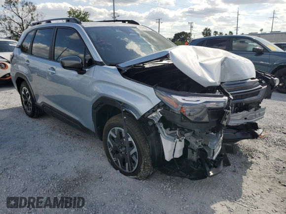 2025 Subaru Forester Premium with VIN JF2SLDDC9SH542604, listed as a Copart auction lot 53816305 with 440 mi miles and Salvage title. Bid and sale history available at DreamBid. Image 4.