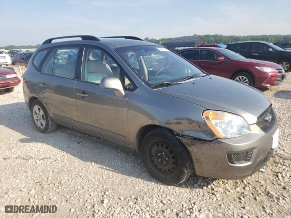 2009 Kia Rondo LX Base with VIN KNAFG528697282779, listed as a Copart auction lot 58926614 with 115,355 mi miles and Salvage Title. Bid and sale history available at carsss.com. Image 4.