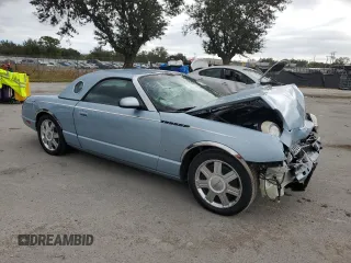 2004 Ford Thunderbird Deluxe with VIN 1FAHP60A44Y111156, listed as a Copart auction lot 79000014 with 42,101 mi miles and Salvage Title. Bid and sale history available at DreamBid. Image 4.