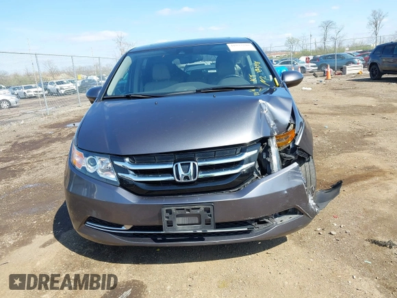 2017 Honda Odyssey EX-L with VIN 5FNRL5H68HB000944, listed as a IAAI auction lot 41937216 with 121,938 mi miles and . Bid and sale history available at DreamBid. Image 12.