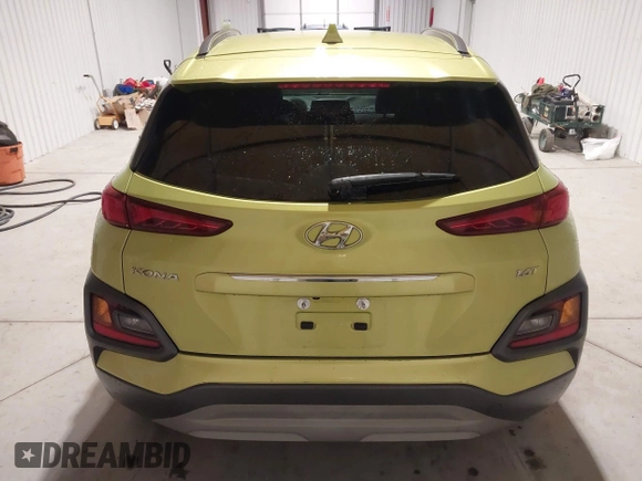 2019 Hyundai Kona Limited with VIN KM8K33A54KU375117, listed as a IAAI auction lot 41154823 with 81,716 mi miles and . Bid and sale history available at DreamBid. Image 16.