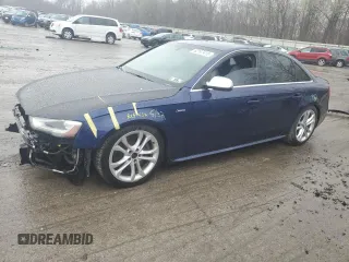 2013 Audi S4 Premium Plus with VIN WAUBGAFL3DA183869, listed as a Copart auction lot 52147415 with 104,873 mi miles and Salvage Title. Bid and sale history available at carsss.com. Image 1.