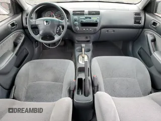 2001 Honda Civic LX with VIN 2HGES16531H537372, listed as a Copart auction lot 53040894 with 55,726 mi miles and Salvage Title. Bid and sale history available at carsss.com. Image 8.