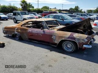 1965 Chevrolet Impala с VIN 164375L212446, выставлен на аукционе Copart как лот 55611653 с пробегом Не указан миль и На запчасти • Non repairable. История ставок и продаж доступна на DreamBid. Изображение 4.