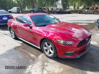 2015 Ford Mustang V6 with VIN 1FA6P8AM1F5338840, listed as a IAAI auction lot 42255886 with 82,087 mi miles and . Bid and sale history available at DreamBid. Image 1.