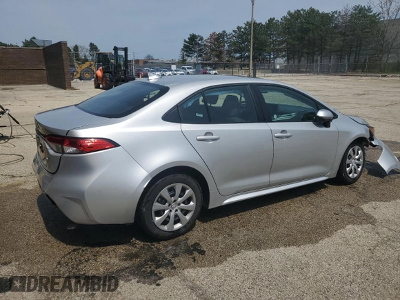 2025 Toyota Corolla LE z VIN 5YFB4MDE6SP261393, wystawiony jako Copart lot #54745915 z przebiegiem 7 080 mil mil oraz Nie do naprawy • Non repairable. Historia ofert i sprzedaży dostępna na DreamBid. Obrazek 3.