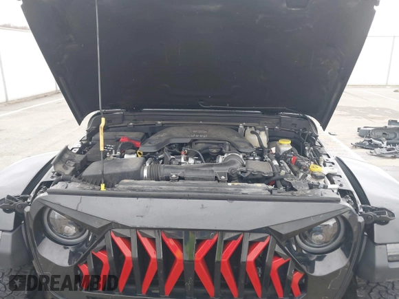 2021 Jeep Wrangler Unlimited Rubicon z VIN 1C4HJXFG8MW775419, wystawiony jako IAAI lot #41797178 z przebiegiem 56 166 mil mil oraz . Historia ofert i sprzedaży dostępna na DreamBid. Obrazek 10.