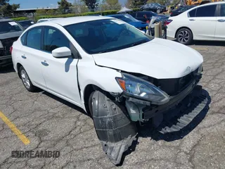 2019 Nissan Sentra SV with VIN 3N1AB7AP8KY296528, listed as a IAAI auction lot 40254265 with 57,196 mi miles and . Bid and sale history available at DreamBid. Image 1.
