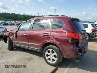 2009 Hyundai Santa Fe Limited with VIN 5NMSH13E09H295628, listed as a Copart auction lot 55196965 with 207,483 mi miles and Salvage title. Bid and sale history available at DreamBid. Image 2.
