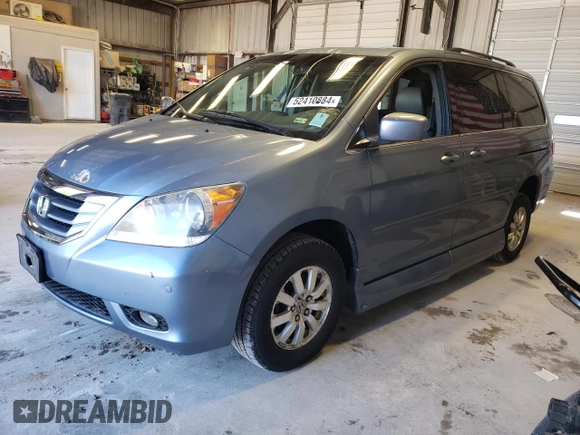 2008 Honda Odyssey Touring with VIN 5FNRL388X8B018996, listed as a Copart auction lot 52410884 with 226,799 mi miles and Salvage Title. Bid and sale history available at carsss.com. Image 1.