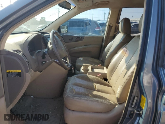 2007 Kia Sedona EX with VIN KNDMB233976173357, listed as a Copart auction lot 75049784 with 213,508 mi miles and Salvage Title. Bid and sale history available at carsss.com. Image 7.