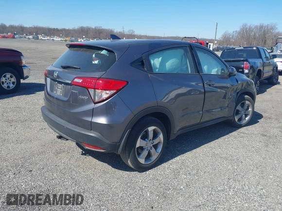 2021 Honda HR-V LX with VIN 3CZRU6H33MM731998, listed as a IAAI auction lot 41775222 with 45,474 mi miles. Bid and sale history available at carsss.com. Image 4.
