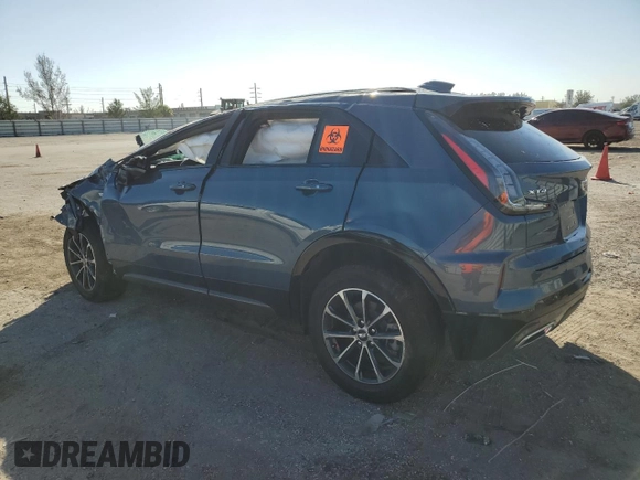 2024 Cadillac XT4 FWD Sport with VIN 1GYFZER40RF230208, listed as a Copart auction lot 80385984 with Not provided miles and Non repairable. Bid and sale history available at DreamBid. Image 2.