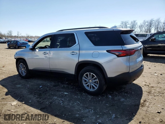 2022 Chevrolet Traverse LT Cloth with VIN 1GNEVGKW7NJ116290, listed as a Copart auction lot 50272815 with 93,140 mi miles and Non Repairable. Bid and sale history available at carsss.com. Image 2.