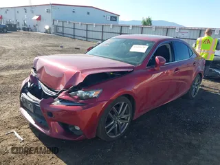 2015 Lexus IS 250 with VIN JTHCF1D23F5018838, listed as a IAAI auction lot 42654131 with 141,541 mi miles and . Bid and sale history available at DreamBid. Image 2.