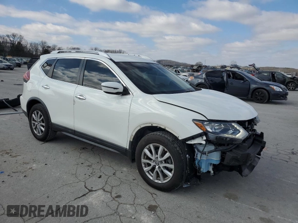 2019 Nissan Rogue SV with VIN KNMAT2MTXKP534841, listed as a Copart auction lot 47268155 with 37,662 mi miles and Clean Title. Bid and sale history available at DreamBid. Image 4.