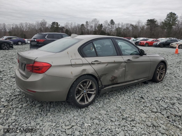 2016 BMW 3 Series 328i xDrive with VIN WBA8E3G50GNT77784, listed as a Copart auction lot 44103525 with 75,319 mi miles and Salvage Title. Bid and sale history available at carsss.com. Image 3.