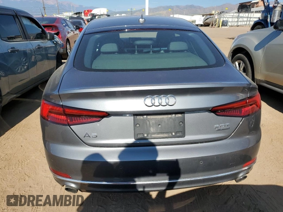 2018 Audi A5 Sportback Premium Plus with VIN WAUBNCF55JA008392, listed as a Copart auction lot 63924133 with 70,062 mi miles. Bid and sale history available at carsss.com. Image 6.