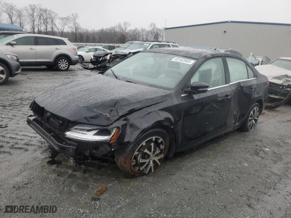 2017 Volkswagen Jetta 1.4T SE with VIN 3VWDB7AJXHM263162, listed as a Copart auction lot 45162865 with 95,795 mi miles and Salvage Title. Bid and sale history available at carsss.com. Image 1.