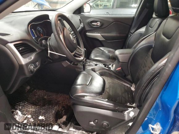 2022 Jeep Cherokee X with VIN 1C4PJMCX1ND526262, listed as a Copart auction lot 45555075 with 27,509 mi miles and Salvage title. Bid and sale history available at DreamBid. Image 7.