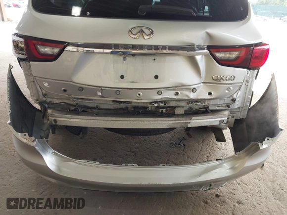 2020 Infiniti QX60 Luxe with VIN 5N1DL0MN4LC531229, listed as a IAAI auction lot 42389359 with 106,545 mi miles and . Bid and sale history available at DreamBid. Image 6.