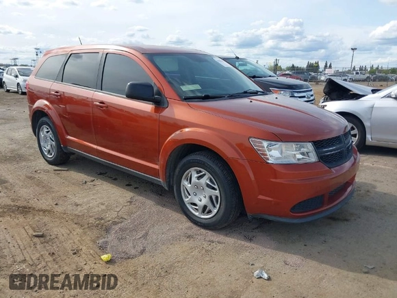 2014 Dodge Journey SE with VIN 3C4PDCAB8ET136794, listed as a IAAI auction lot 41986986 with 142,080 mi miles and . Bid and sale history available at DreamBid. Image 1.