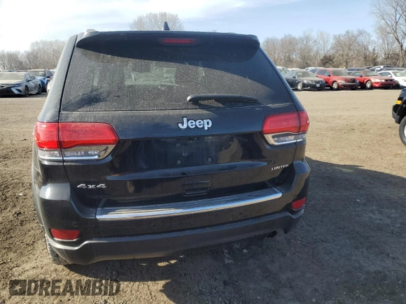 2018 Jeep Grand Cherokee Limited with VIN 1C4RJFBG3JC406498, listed as a Copart auction lot 48665865 with 121,948 mi miles and Salvage Title. Bid and sale history available at DreamBid. Image 6.