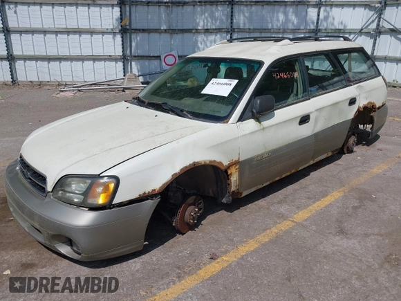 2002 Subaru Legacy Outback with VIN 4S3BH665627666720, listed as a IAAI auction lot 42466008 with Not provided miles and . Bid and sale history available at DreamBid. Image 2.