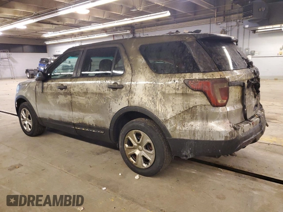2016 Ford Utility Police Interceptor with VIN 1FM5K8AR5GGD05549, listed as a Copart auction lot 76536604 with 60,416 mi miles and Salvage Title. Bid and sale history available at carsss.com. Image 2.