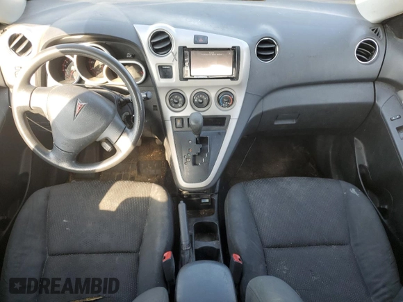 2009 Pontiac Vibe 1SB with VIN 5Y2SP67019Z430237, listed as a Copart auction lot 63333315 with 205,182 mi miles and Clean title. Bid and sale history available at DreamBid. Image 8.