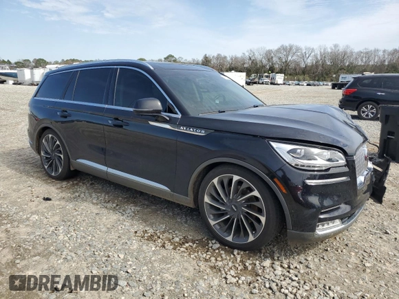 2020 Lincoln Aviator Reserve z VIN 5LM5J7XC8LGL26385, wystawiony jako Copart lot #45191005 z przebiegiem 62 050 mil mil oraz Szkoda całkowita • Salvage title. Historia ofert i sprzedaży dostępna na DreamBid. Obrazek 4.