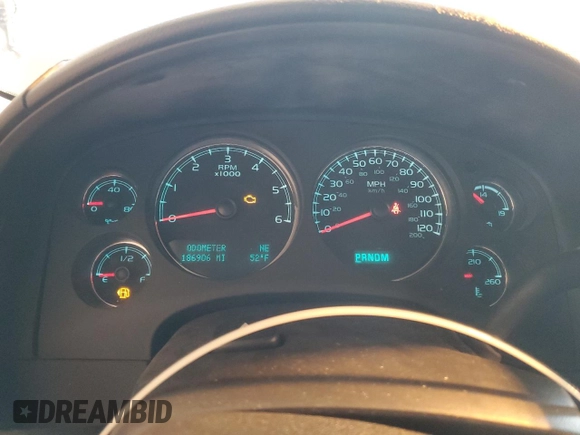 2013 Chevrolet Tahoe LS with VIN 1GNSCAE07DR335358, listed as a Copart auction lot 51713945 with 186,906 mi miles and Salvage title. Bid and sale history available at DreamBid. Image 9.