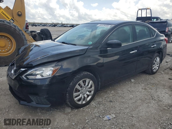 2017 Nissan Sentra S with VIN 3N1AB7AP6HY225840, listed as a Copart auction lot 60329495 with 80,529 mi miles and Salvage title. Bid and sale history available at DreamBid. Image 1.