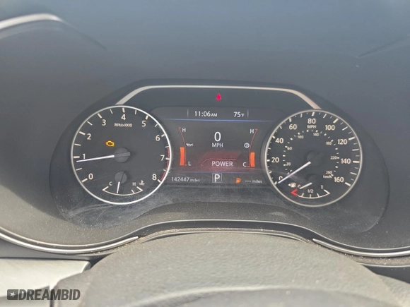 2018 Nissan Maxima SL with VIN 1N4AA6AP2JC371232, listed as a Copart auction lot 54703405 with 142,447 mi miles and Clean Title. Bid and sale history available at carsss.com. Image 8.