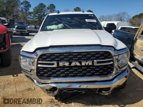 2022 Ram 2500 Big Horn with VIN 3C6UR5DL1NG247160, listed as a Copart auction lot 43605435 with 62,212 mi miles and Salvage Title. Bid and sale history available at carsss.com. Image 5.