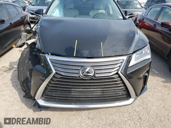 2017 Lexus RX with VIN 2T2BZMCA3HC127316, listed as a Copart auction lot 49983374 with 0 mi miles and Salvage Title. Bid and sale history available at carsss.com. Image 12.