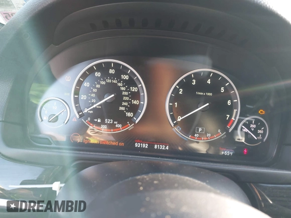 2014 BMW 5 Series 535i with VIN WBA5B1C58ED483375, listed as a IAAI auction lot 41089448 with 93,192 mi miles and . Bid and sale history available at DreamBid. Image 7.