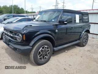 2024 Ford Bronco Outer Banks with VIN 1FMEE8BP5RLA45717, listed as a IAAI auction lot 42281416 with 7,378 mi miles and . Bid and sale history available at DreamBid. Image 2.
