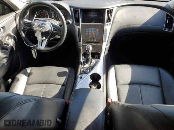 2020 Infiniti Q50 3.0t SPORT with VIN JN1EV7AP5LM207267, listed as a Copart auction lot 43167905 with 72,084 mi miles and Salvage Title. Bid and sale history available at carsss.com. Image 8.